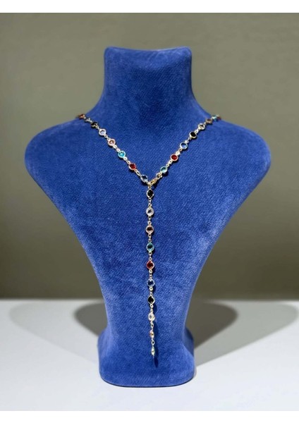 Elvimas Paslanmaz Çelik Renkli Silver Y Kolye fiyatları