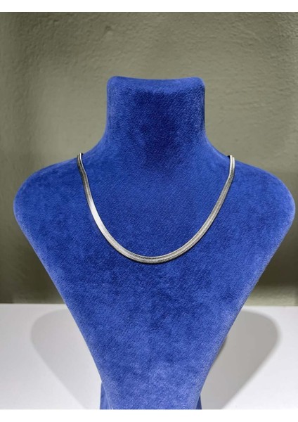 Elvimas Paslanmaz Çelik Italyan Zincir Silver Yılan Kolye fiyatları