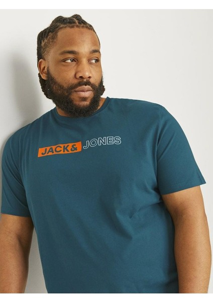 Jack Jones Corp Logo Play Plus Erkek Tişört 12243630 fırsatları