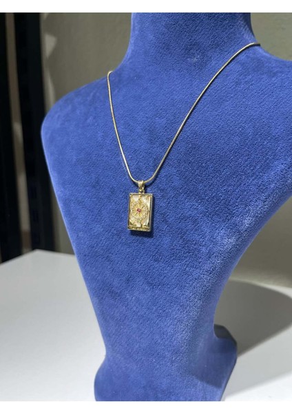 Elvimas Paslanmaz Çelik Tarot Ucu Gold Kolye fiyatları