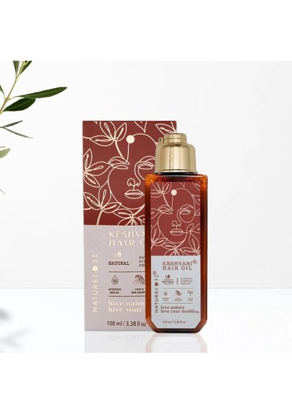 Keshvani Hair Oil | Ayurvedik Saç Yağı | Camphor Yağı,neem Yağı,mulethi,erand Yağı,bhringraj | 100ML