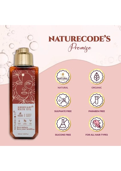 Keshvani Hair Oil | Ayurvedik Saç Yağı | Camphor Yağı,neem Yağı,mulethi,erand Yağı,bhringraj | 100ML modelleri