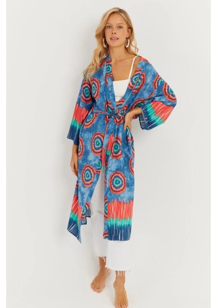 Kadın Multi Desenli Kimono GÇ155 fırsatları