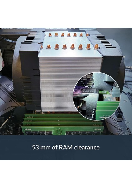 Freezer 4u-M Rev2 4u Tower Str5, Tr4, Strx4, Swrx8, Sp3, Sp6, LGA4710, LGA4189, LGA4677 Server Işlemci Soğutucu (AR-ACFRE00133B) modelleri