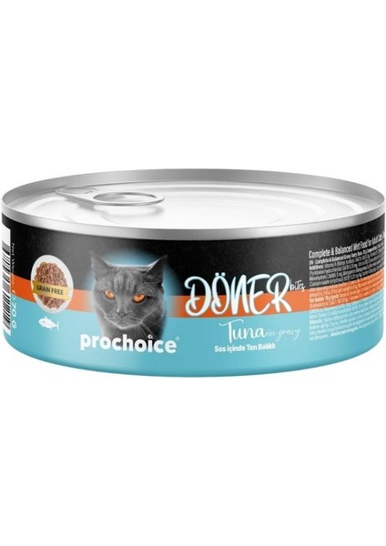 Prochoice Döner Bites Ton Balık Yetişkin Kedi Konservesi 70 gr