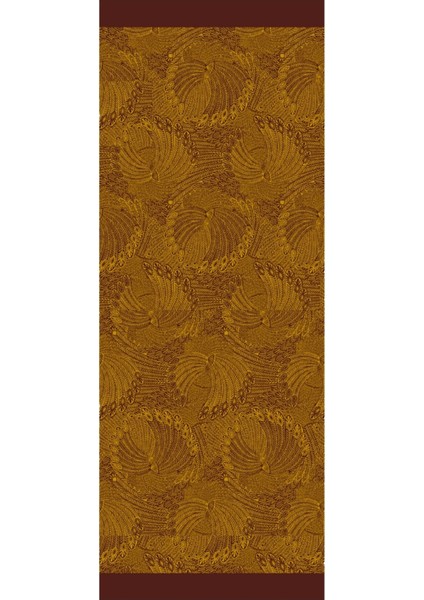 Mayra Desen Çift Taraflı Şal Mürdüm-Sarı indirimleri