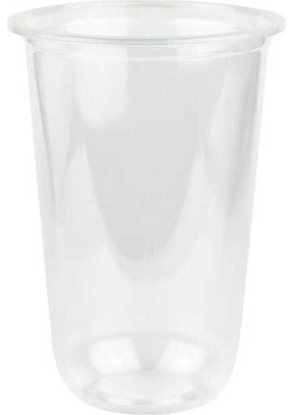 Bubble Tea Pet Şeffaf Bardak 95X600 cc 18 Oz - 50 Adet