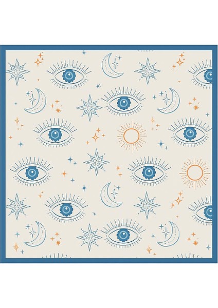 Bohem Saten Dokulu Bandana Fular fiyatları