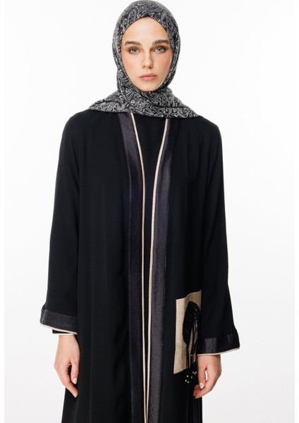 Velora Desen Çift Taraflı Şal Siyah-Siyah fırsatları