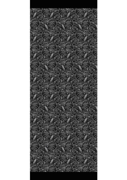 Velora Desen Çift Taraflı Şal Siyah-Siyah