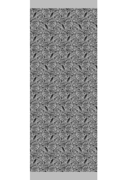 Velora Desen Çift Taraflı Şal Siyah-Siyah