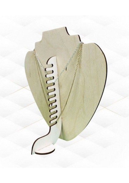 Bej Renkli Kolye ve Bileklik Standı, Şık ve Kullanışlı Takı Organizeri modelleri