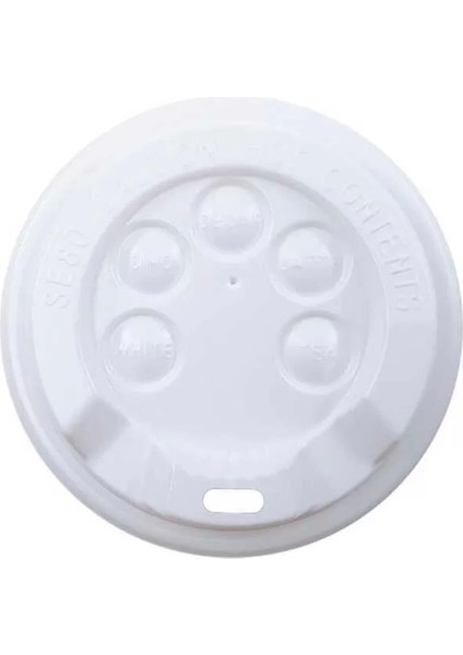 Sıcak Içecek Kapağı Beyaz Ø80 - 100 Adet fiyatları