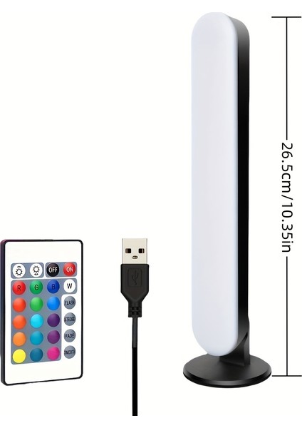 1 Adet Rgb LED Işık Barı 16 Renk 4 Mod USB Ir Uzaktan Kumanda fiyatları