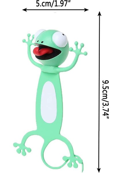 Sevimli Kurbağa Kitap Ayracı