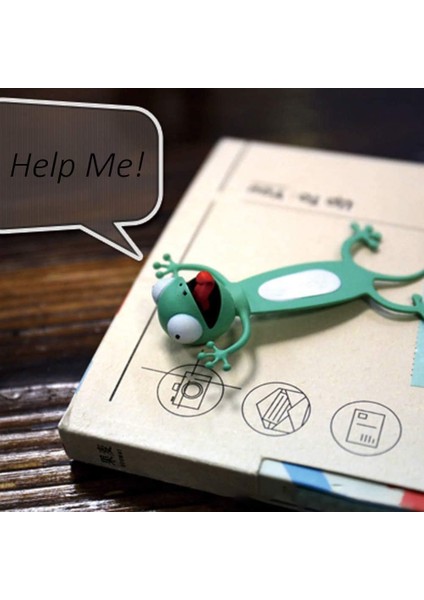 Sevimli Kurbağa Kitap Ayracı fırsatları