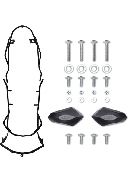 Suzuki Avenis 125 2023-2024 Uyumlu Motor Koruma Demiri Siyah indirimleri