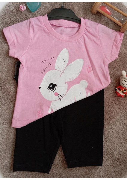 Is Berceste Stay Cute Pembe Kısa Kol Kız Çocuk Alt Üst Takımı fiyatları
