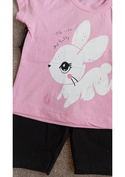 Is Berceste Stay Cute Pembe Kısa Kol Kız Çocuk Alt Üst Takımı fırsatları