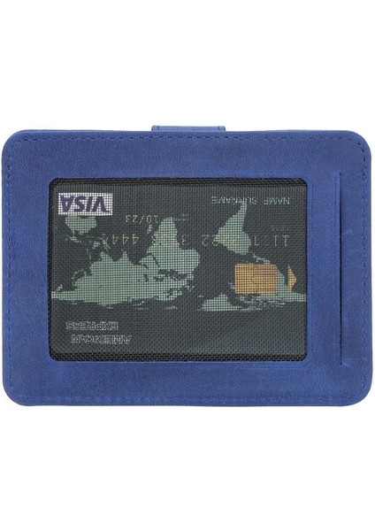 Çok Bölmeli Slim Deri Kartlık BLW019 G21 Saks Mavi modelleri