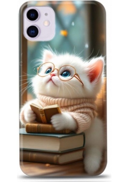 Sevimli Kedi Tasarımlı Kılıf Iphone 11