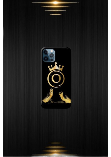 Siyah Desenli Gold Harf-I