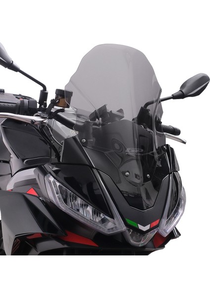 Aprilia Tuono 660 Factory 2021-2024 Uyumlu Ön Cam Füme 45 cm modelleri