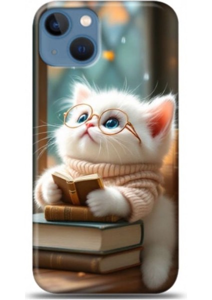 Sevimli Kedi Tasarımlı Kılıf Iphone 13