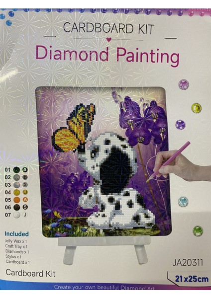 5d Yapışan Boncuk Goblen Mozaik Tablo Pano 21*25 cm JA20311