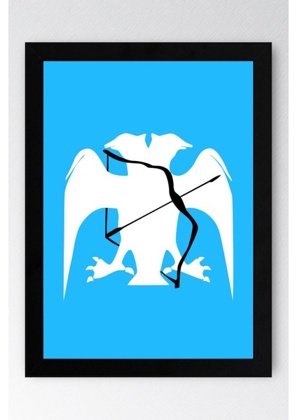 Selçuklu Devleti Bayrağı Çerçeveli Tablo