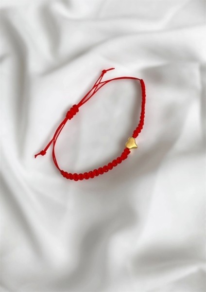 Kırmızı Kalp Detaylı Aşk Bilekliği modelleri