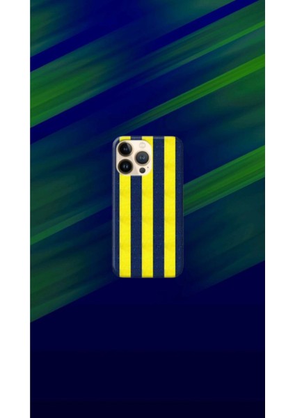 Sarı-Lacivert Desenli Kılıf Tasarımı-7 Ip 14 Pro