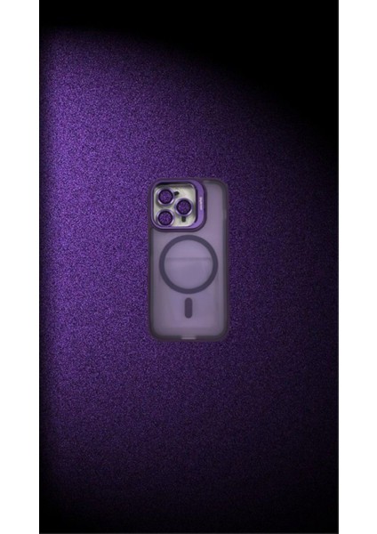 Yan Tutma Apartlı-Lens Koruma Camlı Kılıf Iphone 15 Pro Max