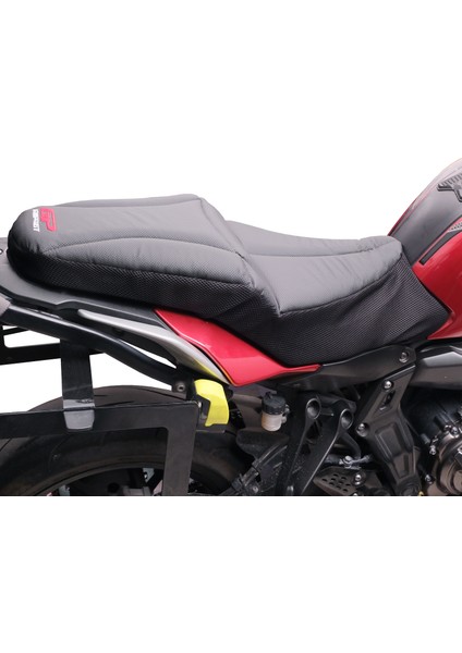 Yamaha Mt-07 Tracer 2016-2024 Uyumlu Fileli Motosiklet Konfor Sele Kılıfı Siyah modelleri