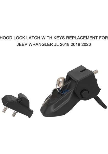 Kaput Kilidi Mandalı Tuşları Ile Anti-Hırsızlık Hood Catch Kilit Kiti Değiştirme Jeep Wrangler Jl 2018 2019 2020 (Yurt Dışından) fiyatları