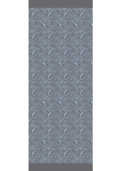 Velora Desen Çift Taraflı Şal Koyu Gri-Açık Mavi indirimleri