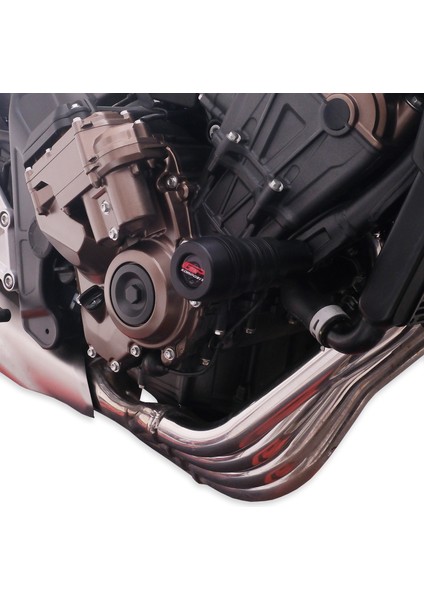 Honda CB650R E-Clutch 2025 Uyumlu Motor Koruma Takozu Siyah modelleri