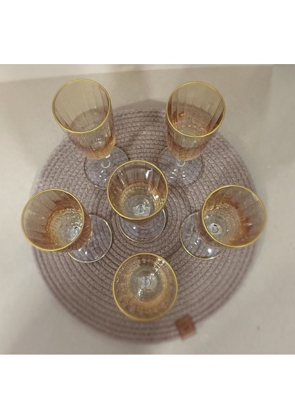 Beyaz Kahve Yanına Uygun 6 Kişilik Şık Bardak Seti fiyatları