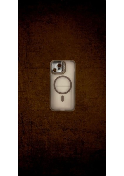 Yan Tutma Apartlı-Lens Koruma Camlı Kılıf Iphone 15