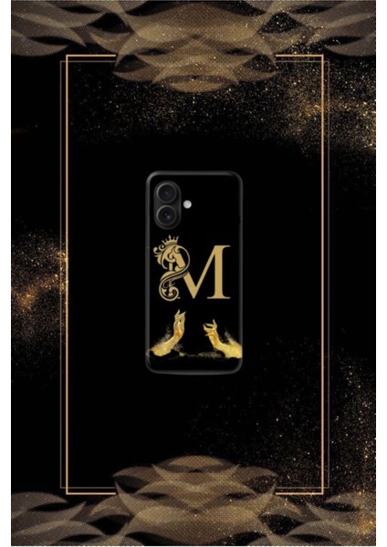 Siyah Desenli Gold C Harfi 16 Plus