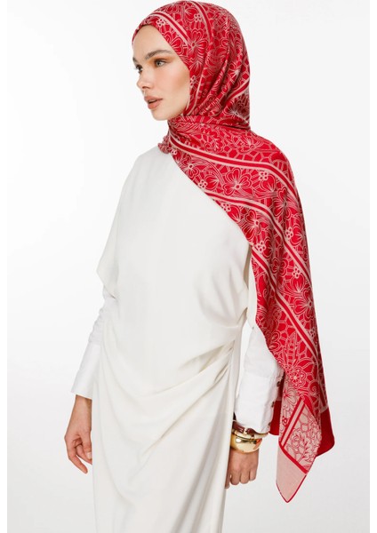 Lavin Desen Çift Taraflı Şal Bordo-Mint Yeşili fiyatları