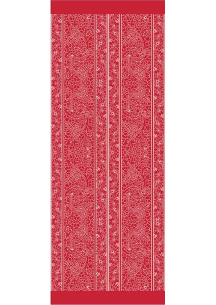 Lavin Desen Çift Taraflı Şal Bordo-Mint Yeşili indirimleri