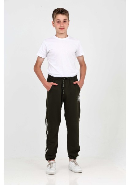 Erkek Çocuk Üç Şeritli Eşofman Alt