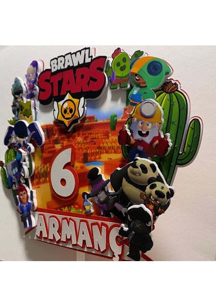 Mobil Oyun Tarzı 3D Pasta Süsü | Erkek & Kız Çocuklar Için Kişiye Özel Pasta Süsü fiyatları