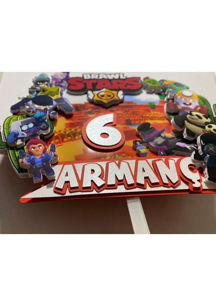 Mobil Oyun Tarzı 3D Pasta Süsü | Erkek & Kız Çocuklar Için Kişiye Özel Pasta Süsü modelleri