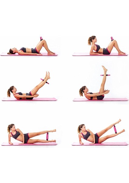 Büro Ev Ofis Yazlık Spor Egzersizi Için Yoga Aksiyon Çemberi