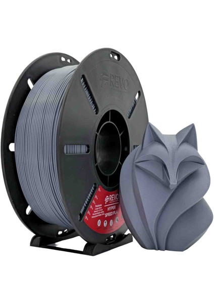 Filament 3D Yazıcı 1.75 mm Hyperspeed Pla gri 1kg