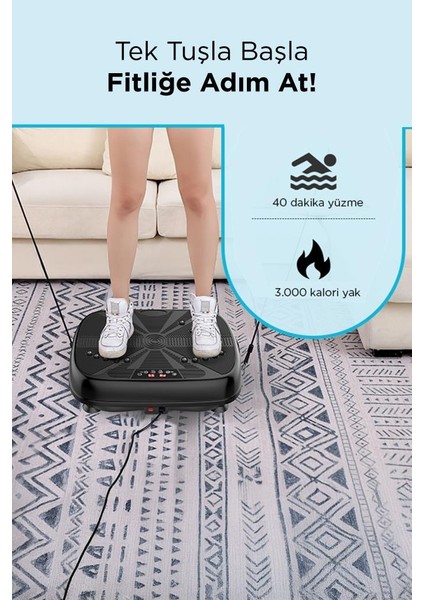 VEP-1000 Mavi Üksek Titreşimli Programlı Kumandalı Egzersiz Aleti ve Kondisyon Aleti fırsatları