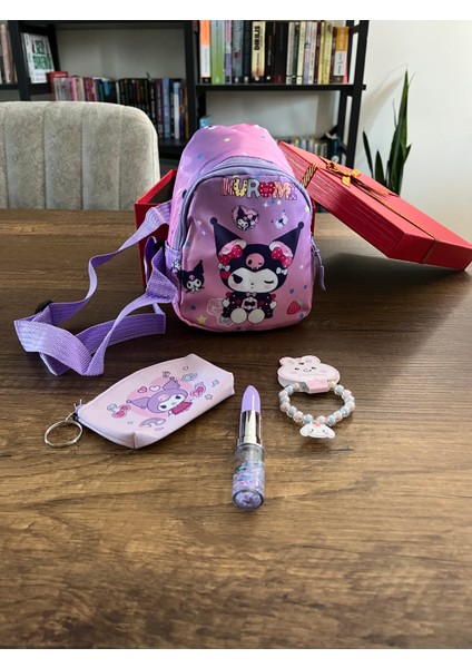 Özel Kutuda Hediye Set Kuromi Sanrio 5 Parça Hediye Seti Kız Çocuk Karne Doğum Günü Hediyesi fiyatları