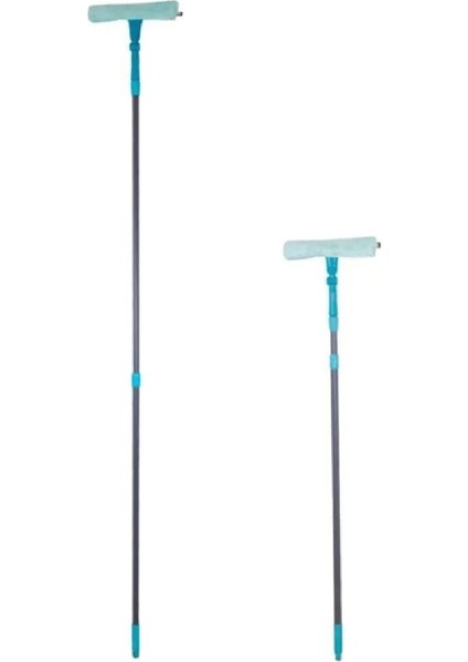 Büro Ev Ofis Hijyeni Için Oynar Başlı Çekçekli Uzayan Mikrofiber Cam Tavan Silme Aparatı fırsatları
